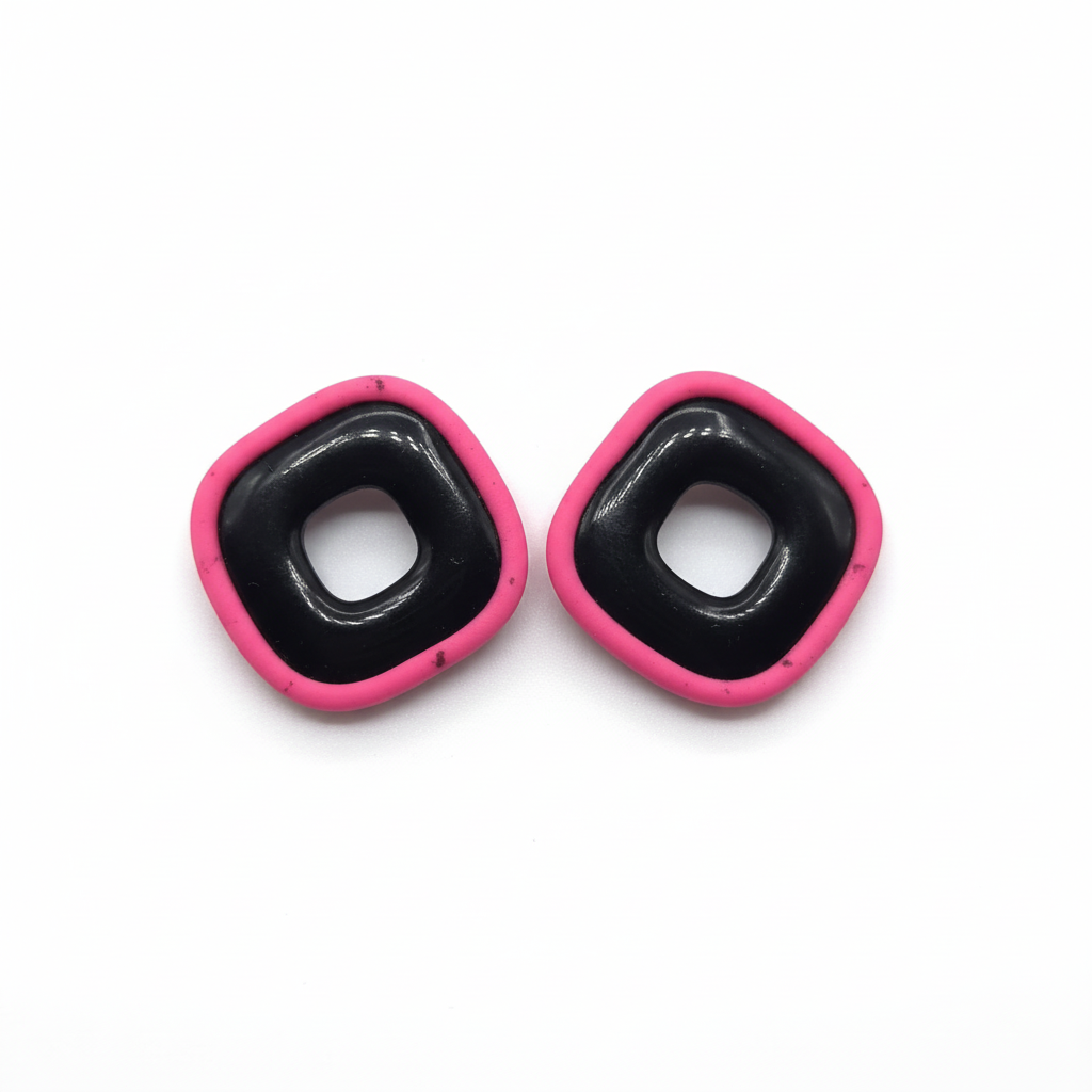 Retro Pink Earrings_2