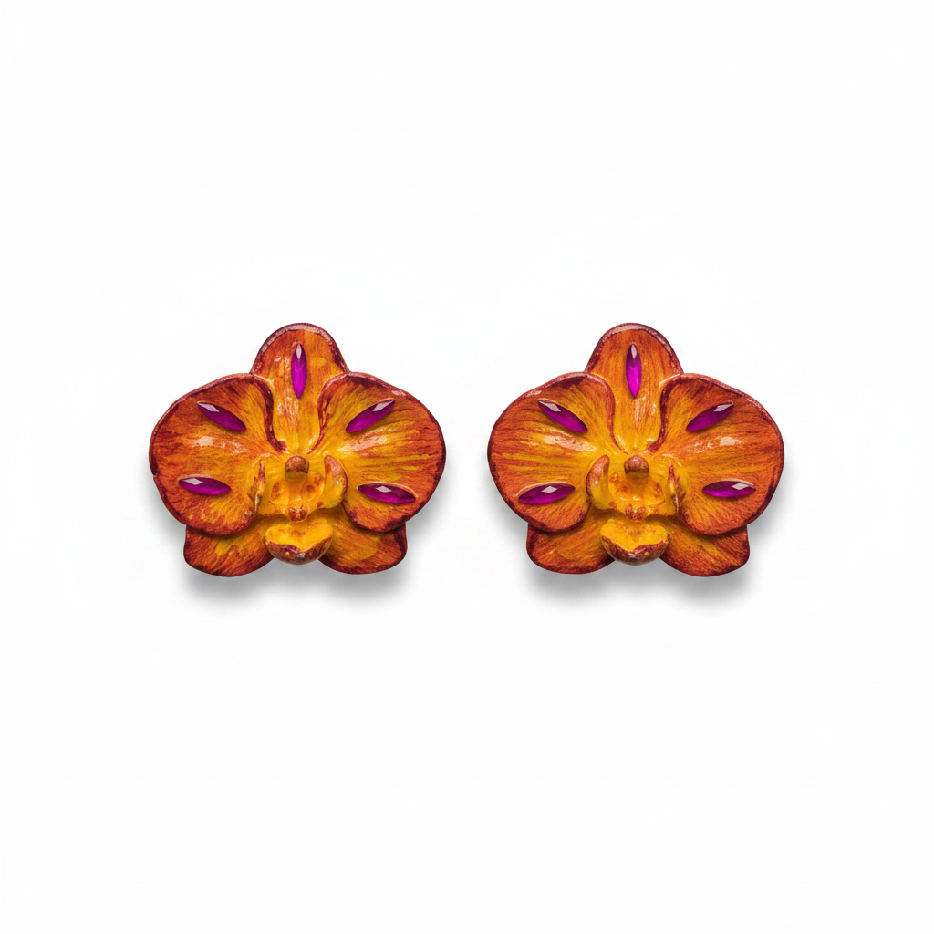Brinco Orquídea